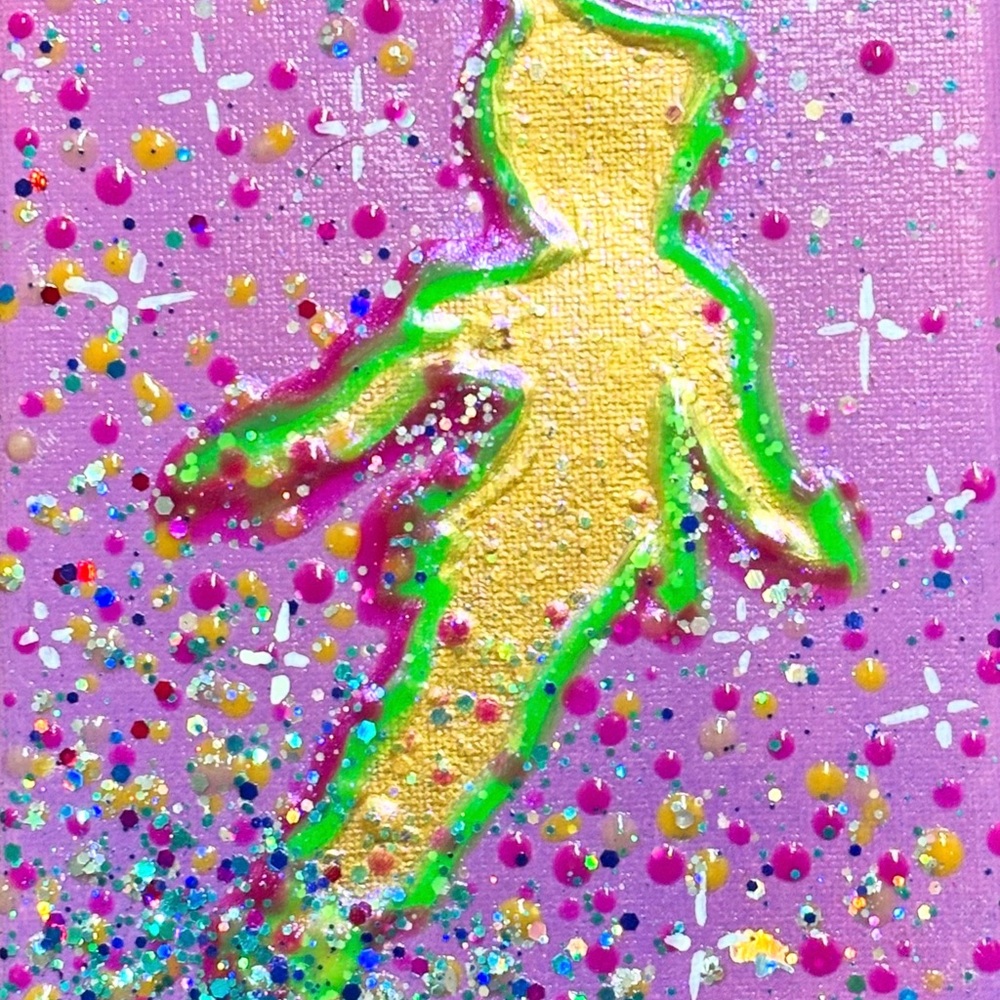 1 of 1 Original Art by Acrylic Melody. Peter Pan